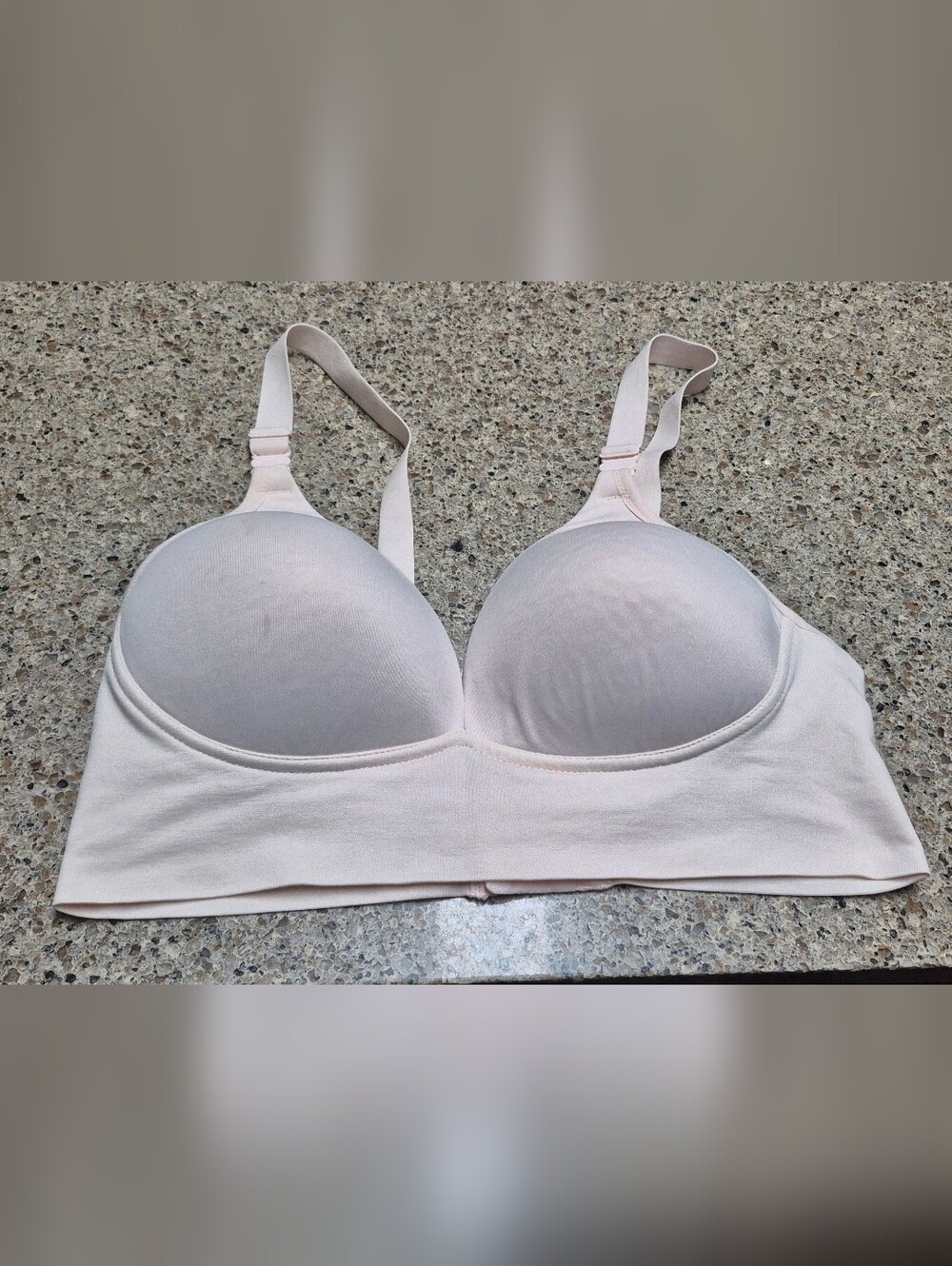 ​Warner's Elements of Bliss Wirefree Contour Bra 36C Pink RM3741A Lightly Lined